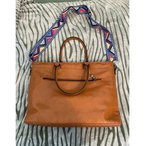 Faux Leather Boho Laptop Bag